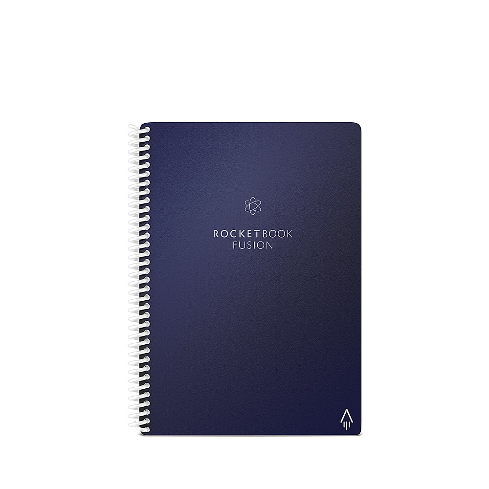 Alt View 11. Rocketbook - Fusion Smart Reusable Notebook 7 Page Styles 6" x 8.8" - Midnight Blue.