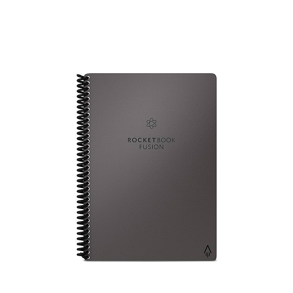 Alt View 11. Rocketbook - Fusion Smart Reusable Notebook 7 Page Styles 6" x 8.8" - Deep Space Gray.