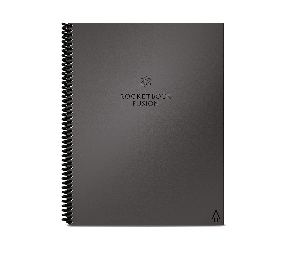 Rocketbook Fusion Smart Notebook Letter Size 8.5" x 11" Brand New Black