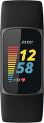 Fitbit - Charge 5 Advanced Fitness & Health Tracker - Graphite - Front_Zoom