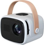 Front Zoom. Core Innovations - 60" Mini Portable Home Theater Projector with Bluetooth - White.
