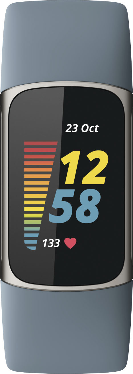 Fitbit Charge 5 Advanced Fitness & Health Tracker Platinum FB421SRBU - Best  Buy