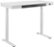Angle. Insignia™ - Adjustable Powered 1-Drawer Standing Desk with Electronic Controls – 47.6" Wide - White.