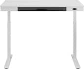 Insignia™ - Adjustable Powered 1-Drawer Standing Desk with Electronic Controls – 47.6" Wide - White