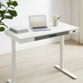 Alt View Zoom 13. Insignia™ - Adjustable Powered 1-Drawer Standing Desk with Electronic Controls – 47.6" Wide - White.