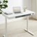 Alt View 13. Insignia™ - Adjustable Powered 1-Drawer Standing Desk with Electronic Controls – 47.6" Wide - White.