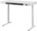 Left. Insignia™ - Adjustable Powered 1-Drawer Standing Desk with Electronic Controls – 47.6" Wide - White.