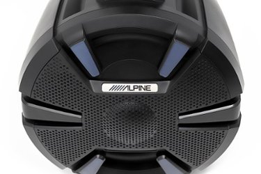 Alpine - 6-1/2” 2-Way Weather-Resistant Coaxial Speaker Pods (Pair) - Black - Front_Zoom