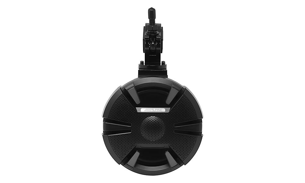 Alt View 11. Alpine - 6-1/2” 2-Way Weather-Resistant Coaxial Speaker Pods (Pair) - Black.