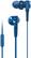 Front. Sony - Wired Extra Bass In-ear Headphones - Blue.