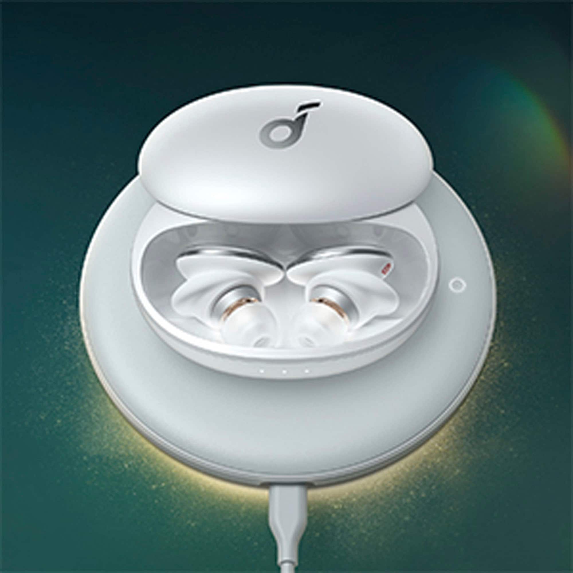 Left. Soundcore - by Anker Liberty 3 Pro True Wireless Noise Cancelling Earbuds - White.