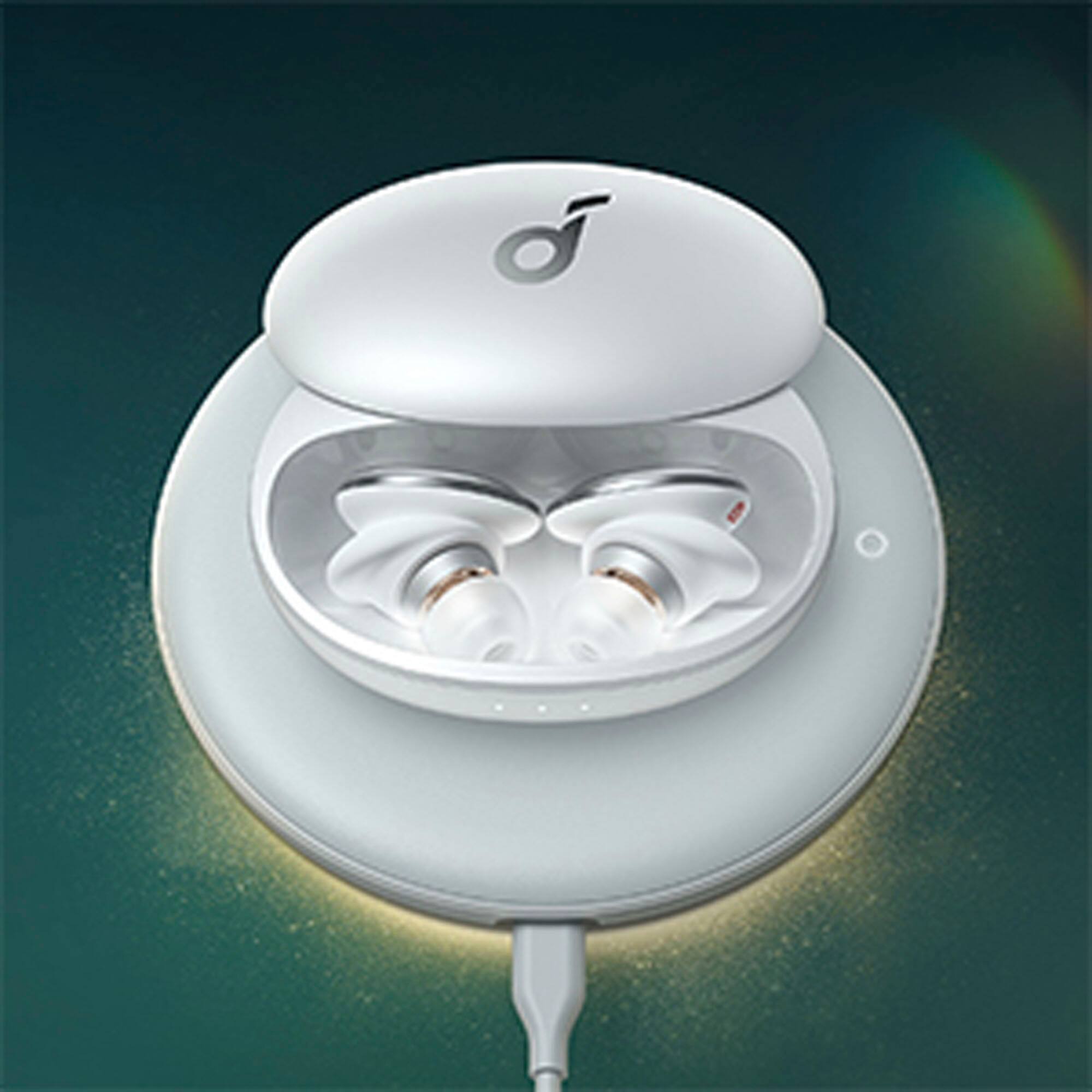 Left. Soundcore - by Anker Liberty 3 Pro True Wireless Noise Cancelling Earbuds - White.