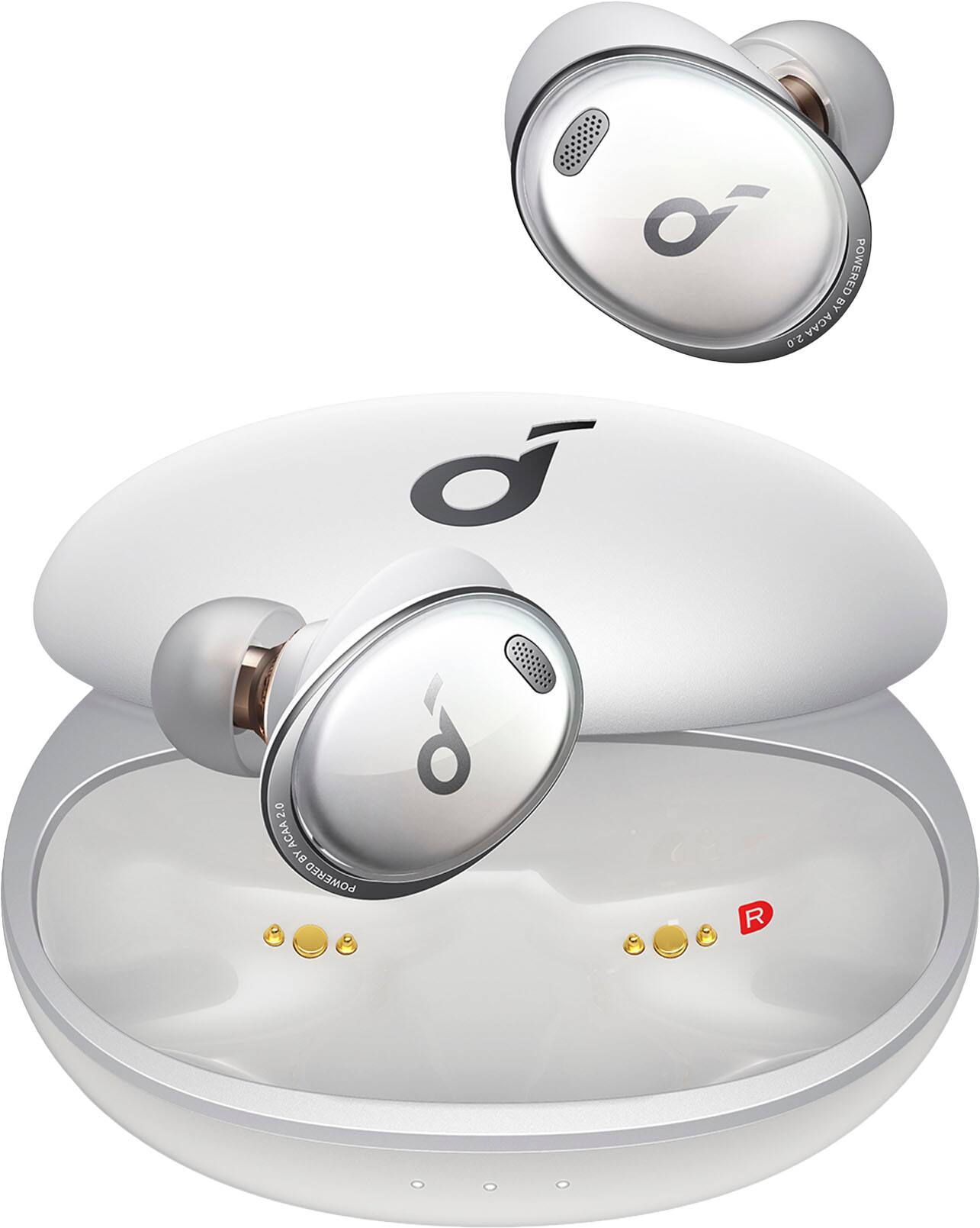 Angle. Soundcore - by Anker Liberty 3 Pro True Wireless Noise Cancelling Earbuds - White.