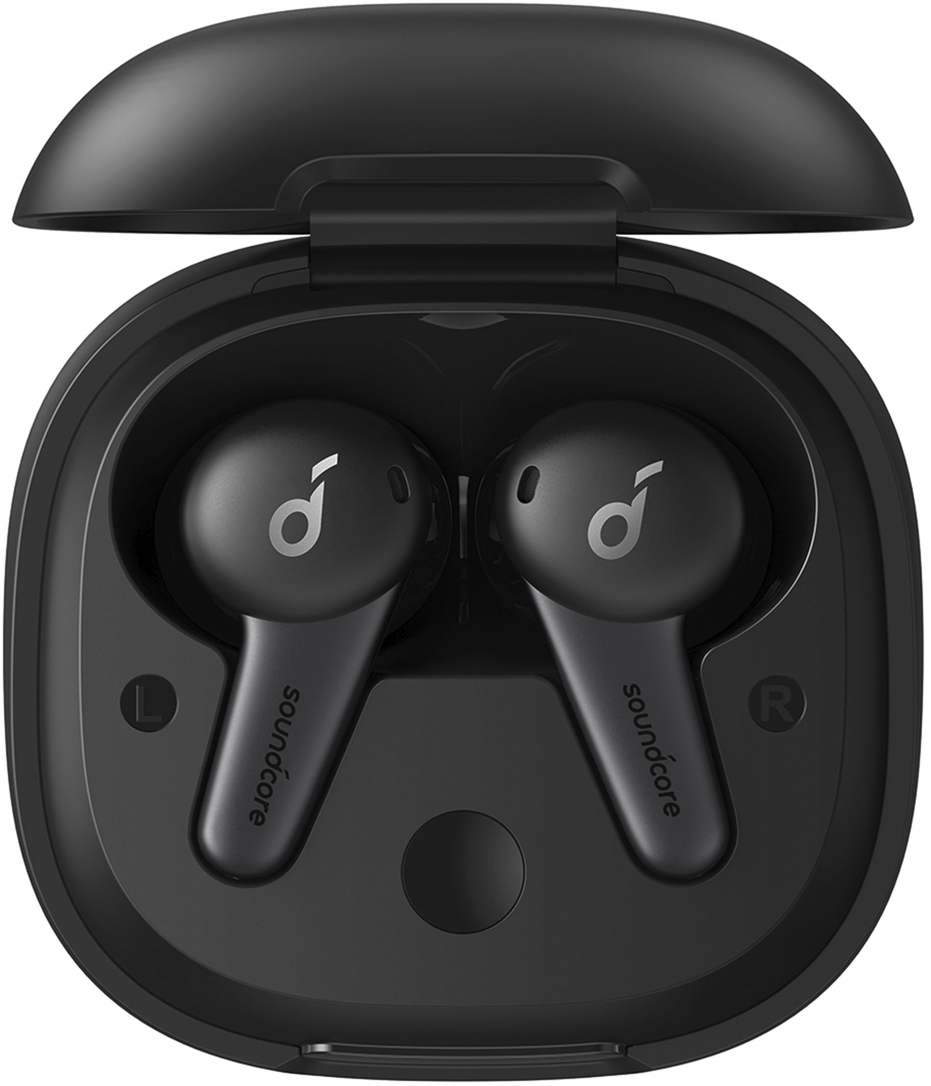 Angle View: Soundcore - by Anker Life Note 3S Earbuds True Wireless In-Ear Headphones - Black