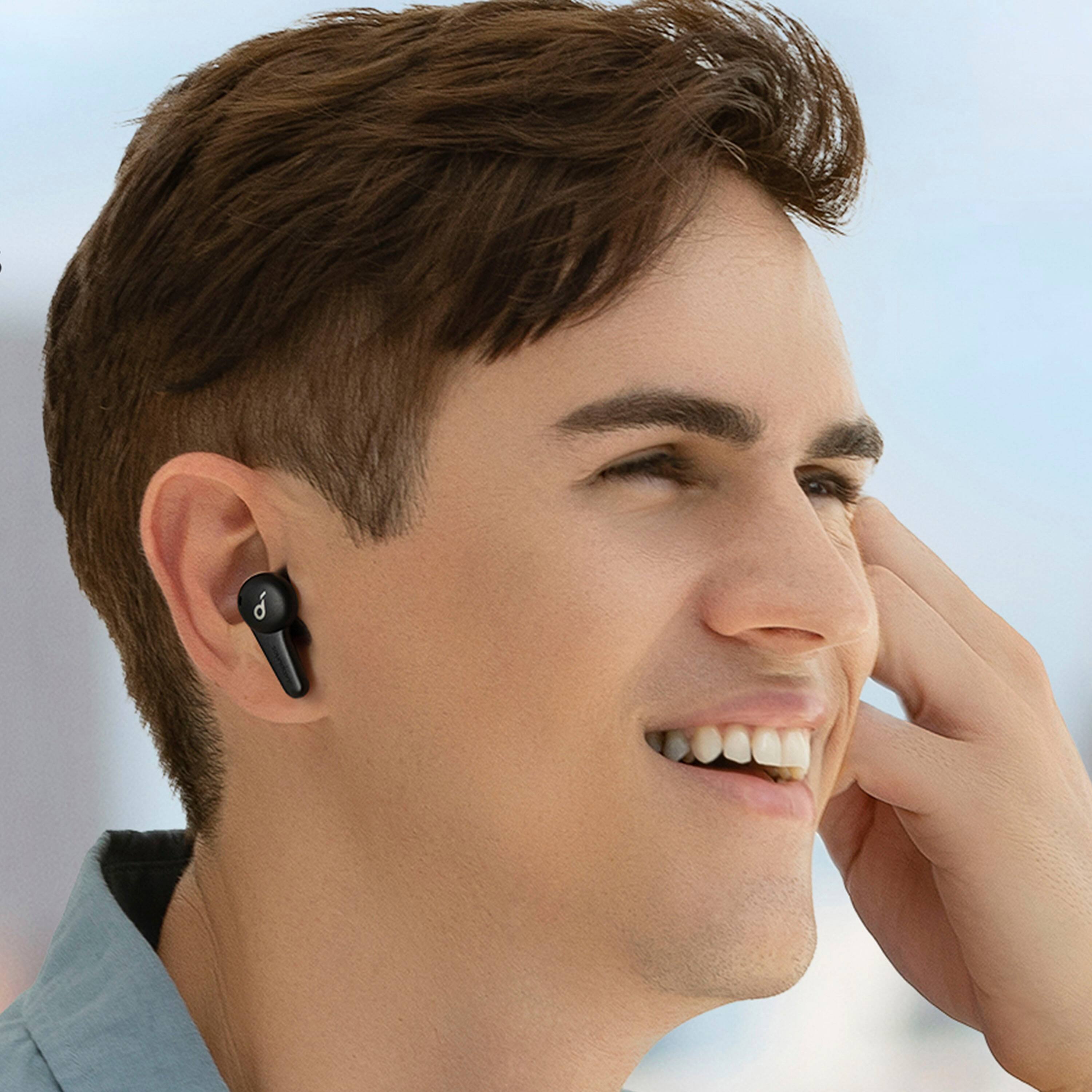 Alt View 11. Soundcore - by Anker Life Note 3S Earbuds True Wireless In-Ear Headphones - Black.