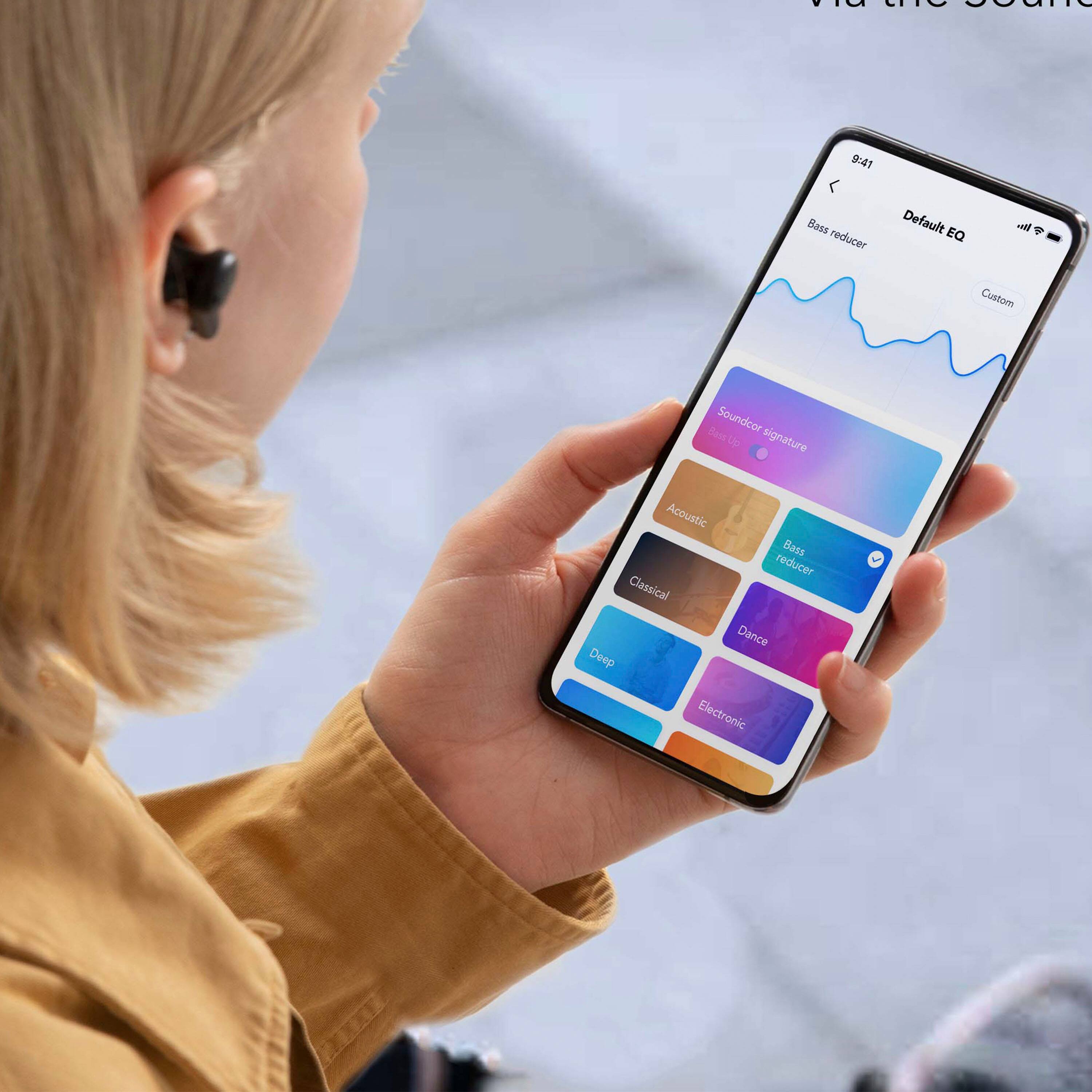 Alt View 12. Soundcore - by Anker Life Note 3S Earbuds True Wireless In-Ear Headphones - Black.