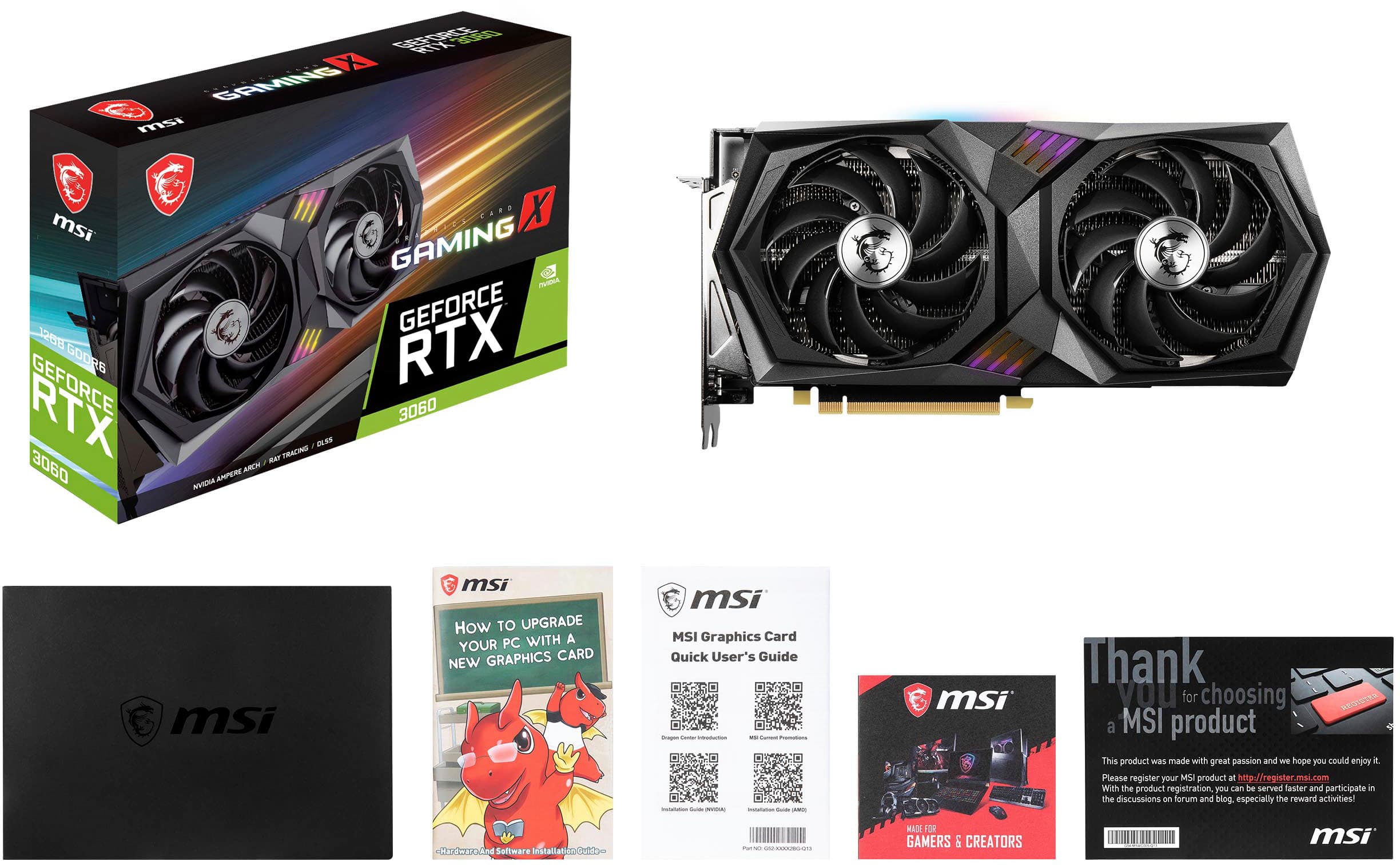 Best Buy: MSI NVIDIA GeForce RTX 3060 Gaming X 12G OC 12GB GDDR6