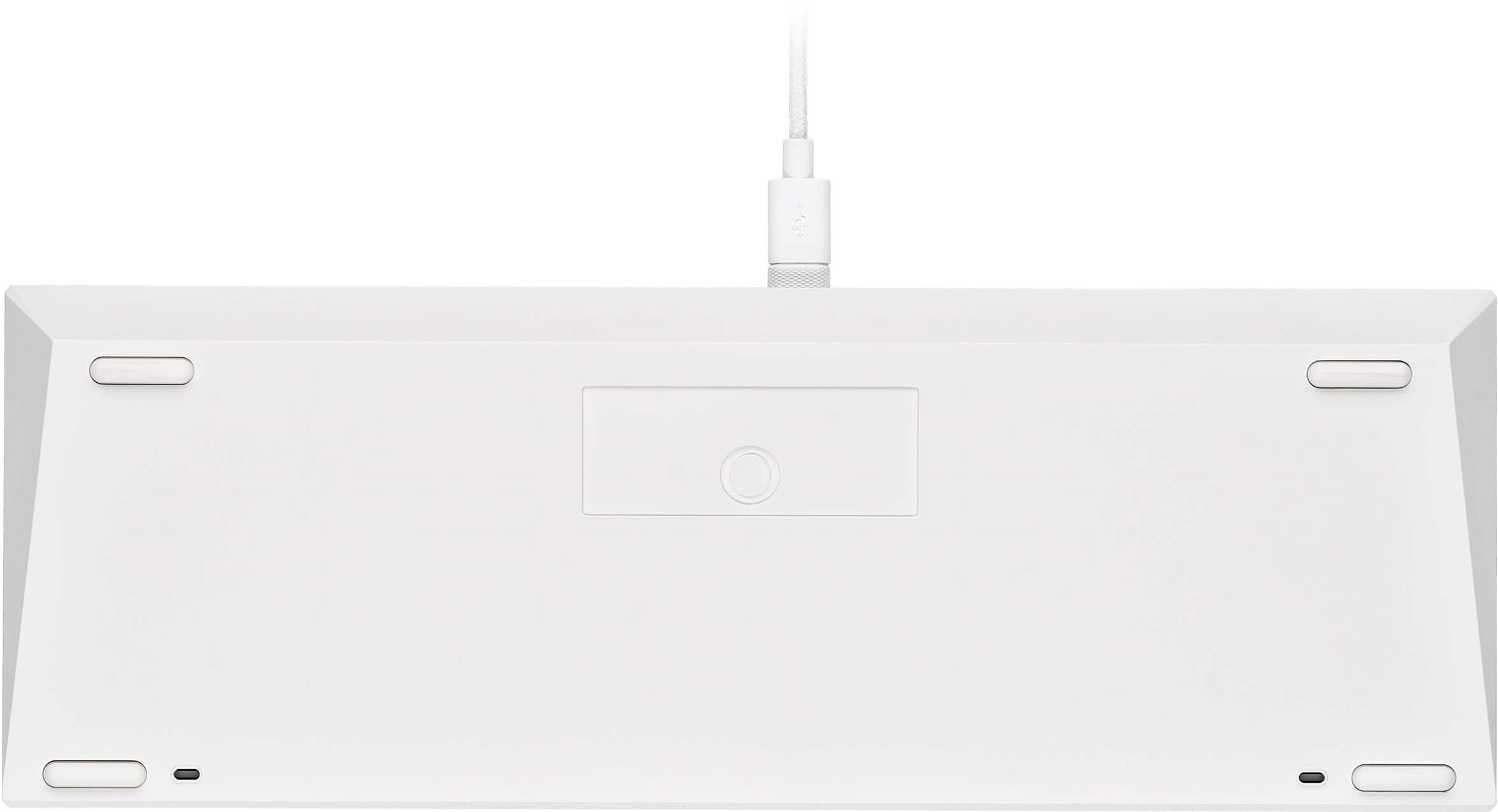 Alt View 16. CORSAIR - K65 RGB Mini Wired 60% Mechanical Cherry MX SPEED Linear Switch Gaming Keyboard with PBT Double-Shot Keycaps - White.