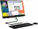 Angle. Lenovo - IdeaCentre AIO A340 22" Touch-Screen All-In-One - Intel Pentium - 8GB Memory - 1TB Hard Drive - Black.