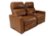 Angle Zoom. RowOne - Prestige Straight 2-Chair Leather Power Recline Home Theater Seating - Brown.