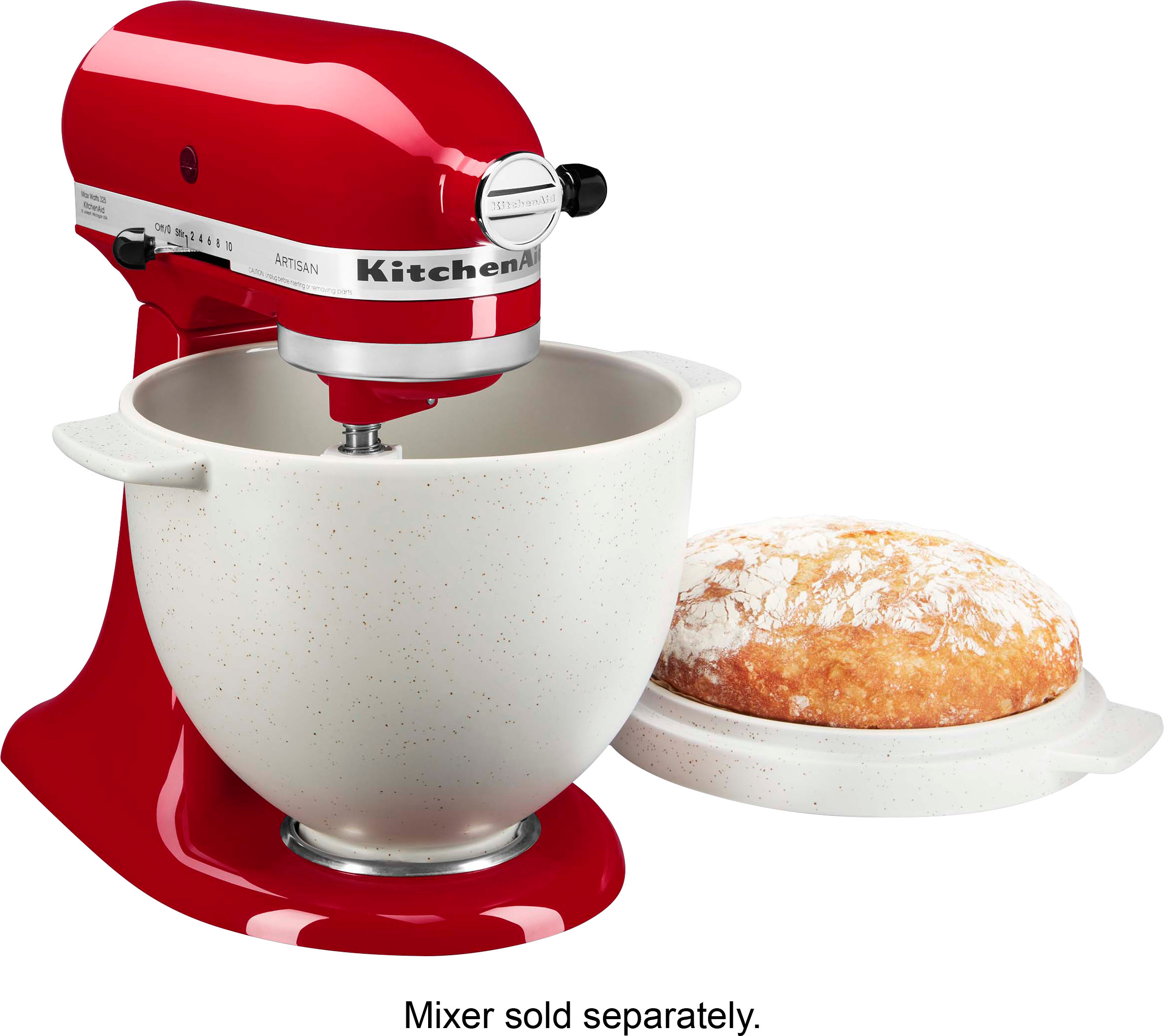 KitchenAid Bread Bowl with Baking Lid Grey Speckle KSM2CB5BGS - Best Buy