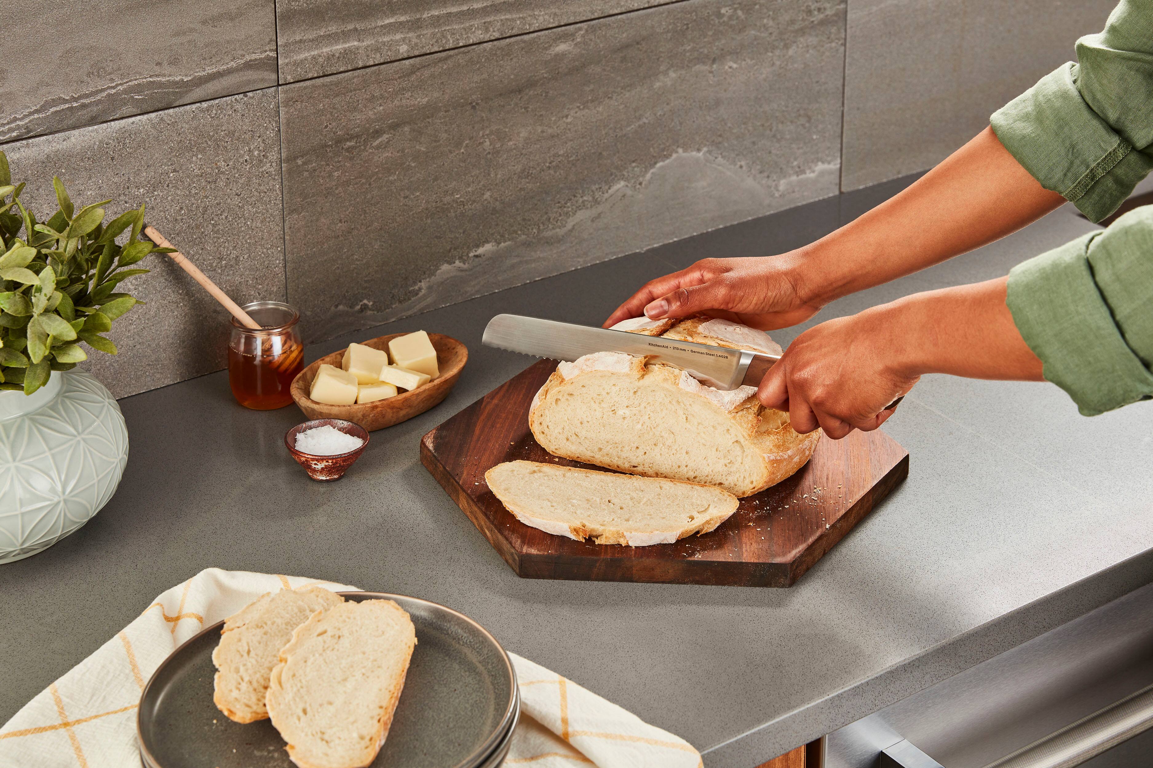 Alt View 14. KitchenAid - Bread Bowl with Baking Lid - Grey Speckled.