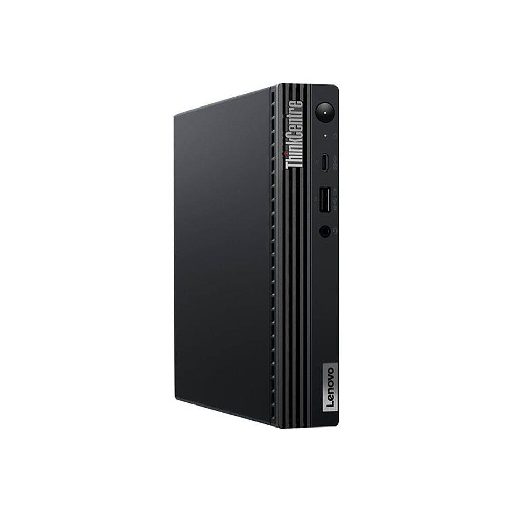 Alt View 2. Lenovo - ThinkCentre M80q Tiny Desktop - Intel Core i5-10500T - 16GB Memory - Integrated Intel UHD Graphics 630 - 256 SSD - Black.