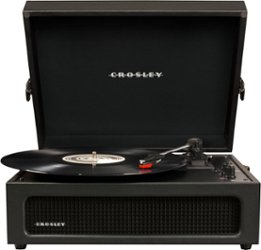 Crosley - Voyager Turntable - Black - Front_Zoom