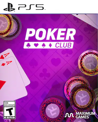 Front. Maximum Games - Poker Club. - T (Teen 13+)