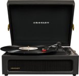 Front Zoom. Crosley - Voyager Turntable - Black.