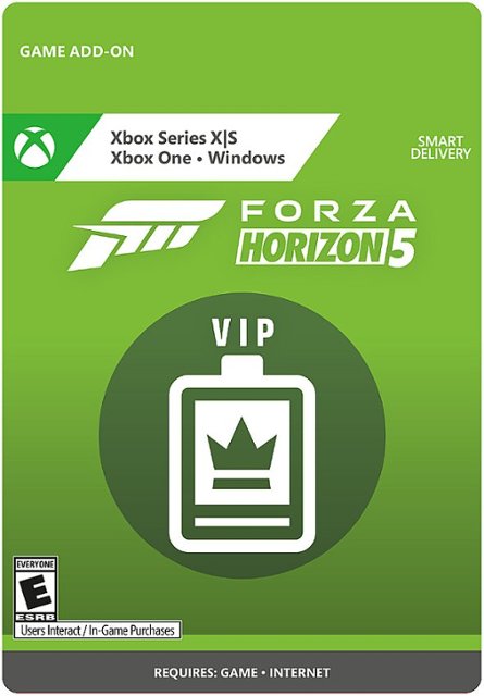 Front Zoom. Forza Horizon 5: VIP Membership DLC VIP Edition - Xbox Series X, Xbox Series S, Xbox One, Windows [Digital].