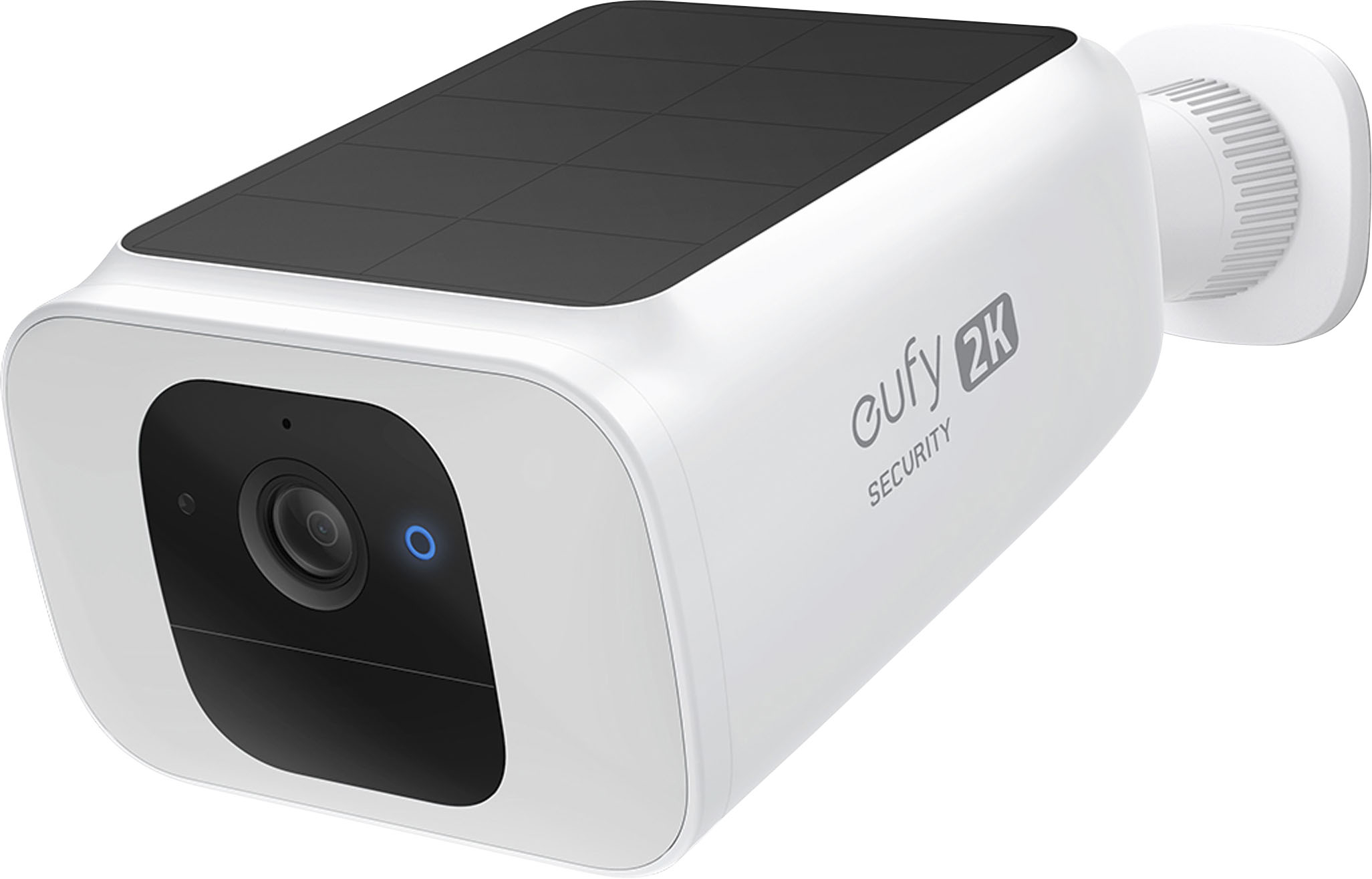 eufy Security SoloCam Outdoor Wireless 2K Solar Spotlight Camera  Black/White T81241W1 - Best Buy