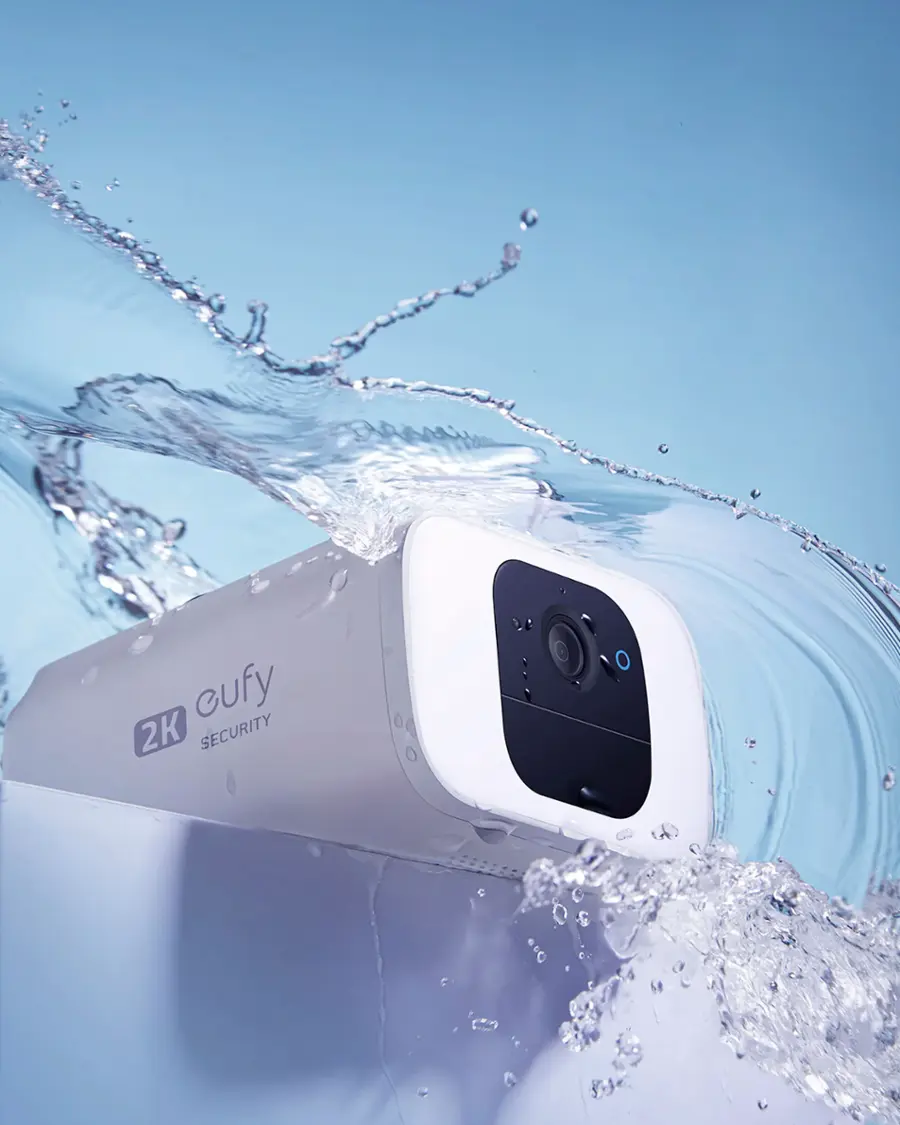 Alt View 14. eufy Security - SoloCam S40 Outdoor Wireless 2K Solar Spotlight Camera - White.