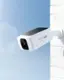 Left. eufy Security - SoloCam S40 Outdoor Wireless 2K Solar Spotlight Camera - White.