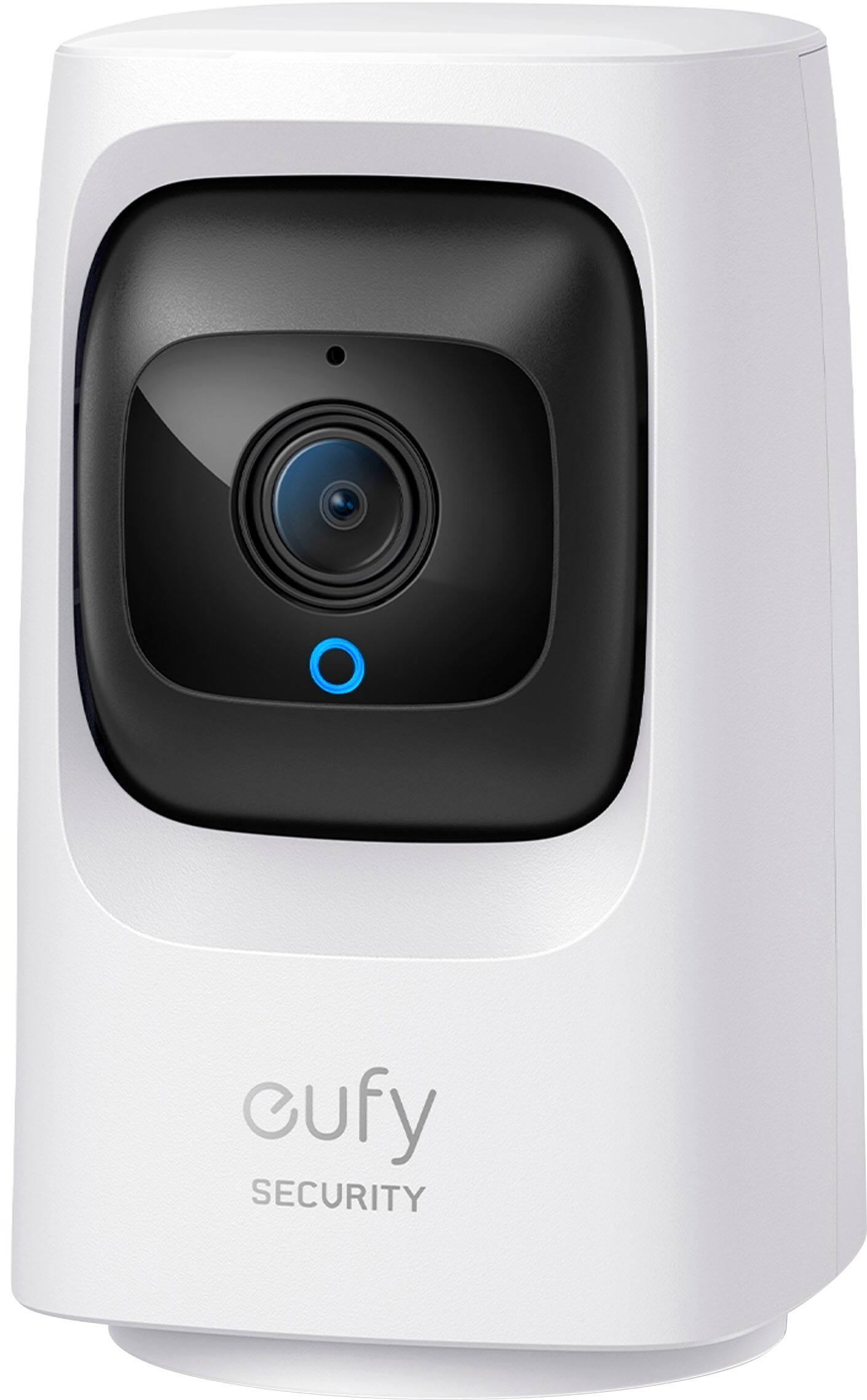 Angle. eufy - Indoor Wired 2K PTZ Security Camera with AI Detection - White.