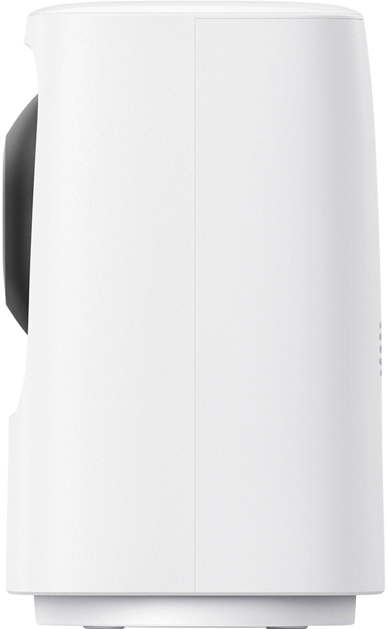 Left. eufy Security - Indoor Cam Mini 2k HD Wi-Fi Pan & Tilt Security Cam - White.