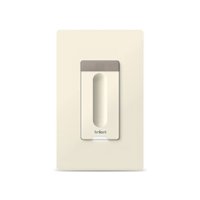 Brilliant - Smart Dimmer Switch - Works with Alexa, Google Assistant, HomeKit, Hue, LIFX, SmartThings, TP-Link, Wemo - Light Almond - Front_Zoom