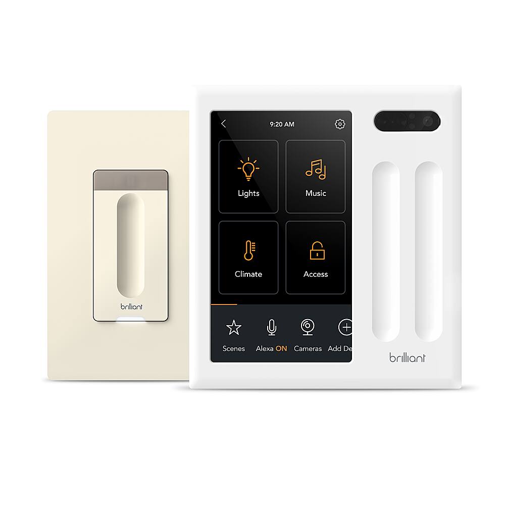Best Buy Brilliant Smart Dimmer Switch Light Almond BHS120USAL1