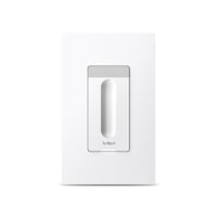 Brilliant - Smart Dimmer Switch - Works with Alexa, Google Assistant, HomeKit, Hue, LIFX, SmartThings, TP-Link, Wemo - White - Front_Zoom