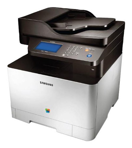 Samsung - Network-Ready Wireless Color All-In-One Laser Printer