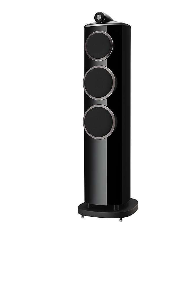Alt View 11. Bowers & Wilkins - 800 Series Diamond 1" Diamond Tweeter, 5" Midrange, Dual 6.5" Woofer Floorstanding Speaker (each) - Gloss Black.