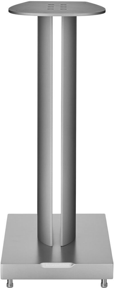 Left View: Bowers & Wilkins - 800 Series 805 D4 Speaker Stands (PAIR) - Silver Grey