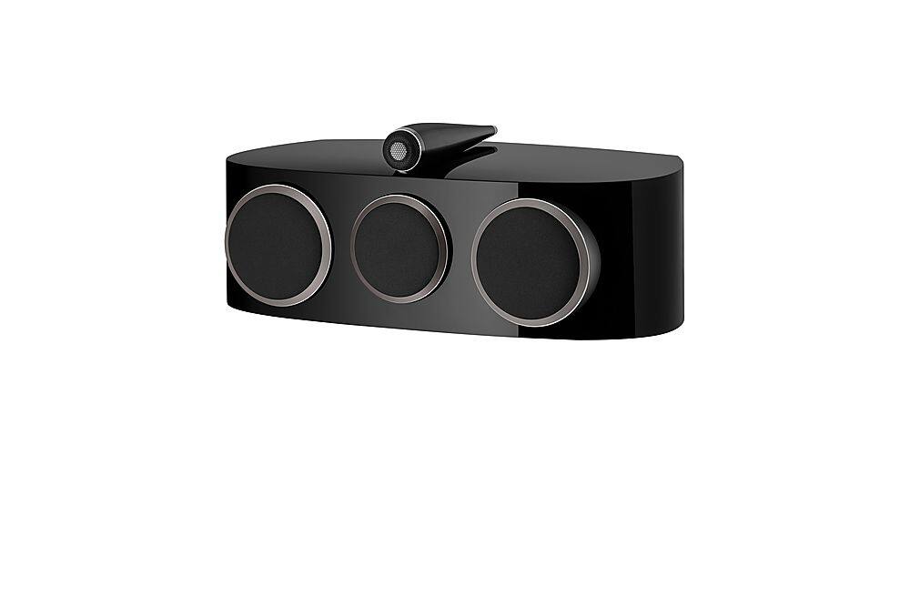 Alt View 12. Bowers & Wilkins - 800 Series Diamond 1" Diamond Tweeter, 5" Midrange, Dual 6.5" Woofer Center Channel Speaker (each) - Gloss Black.