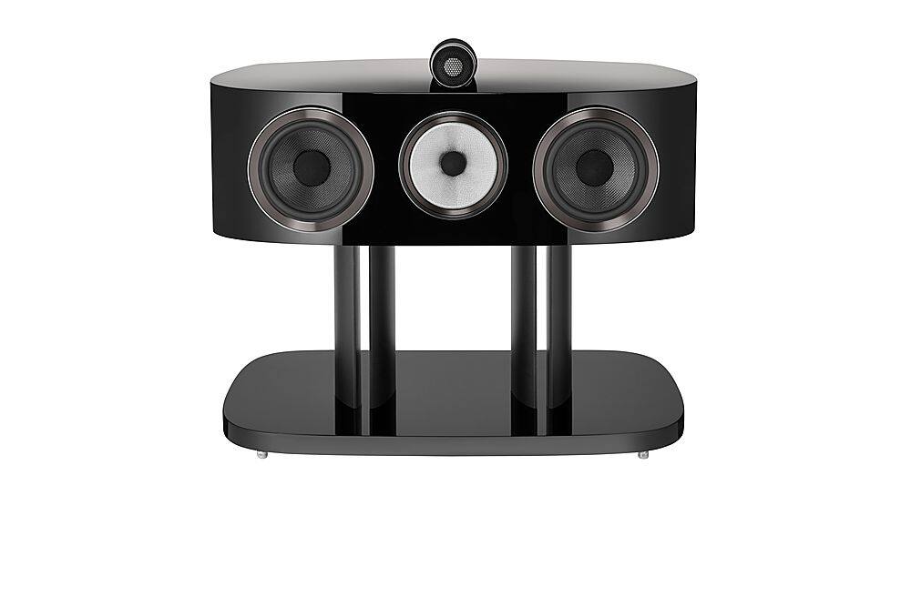 Alt View 13. Bowers & Wilkins - 800 Series Diamond 1" Diamond Tweeter, 5" Midrange, Dual 6.5" Woofer Center Channel Speaker (each) - Gloss Black.