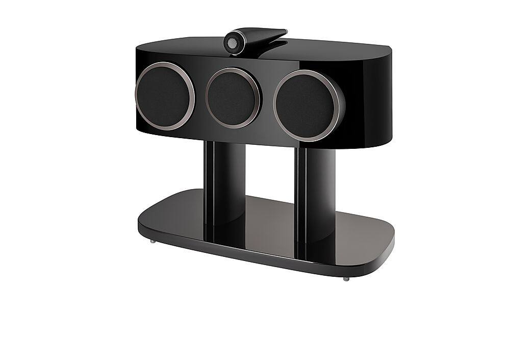 Alt View 14. Bowers & Wilkins - 800 Series Diamond 1" Diamond Tweeter, 5" Midrange, Dual 6.5" Woofer Center Channel Speaker (each) - Gloss Black.