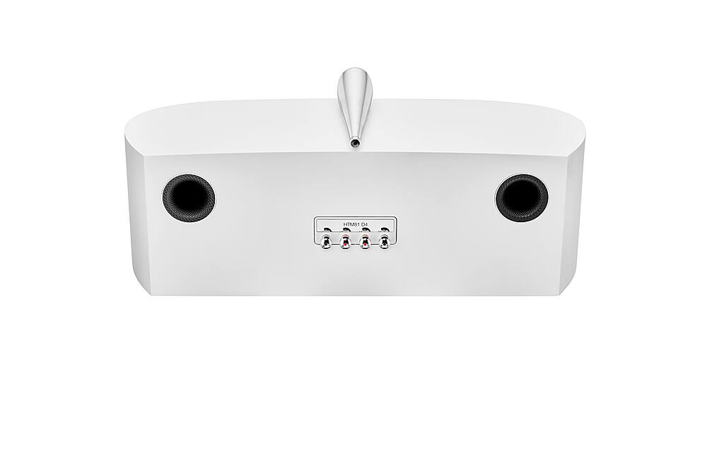 Back. Bowers & Wilkins - 800 Series Diamond 1" Diamond Tweeter, 6" Midrange, Dual 8" Woofer Center Channel Speaker (each) - White.