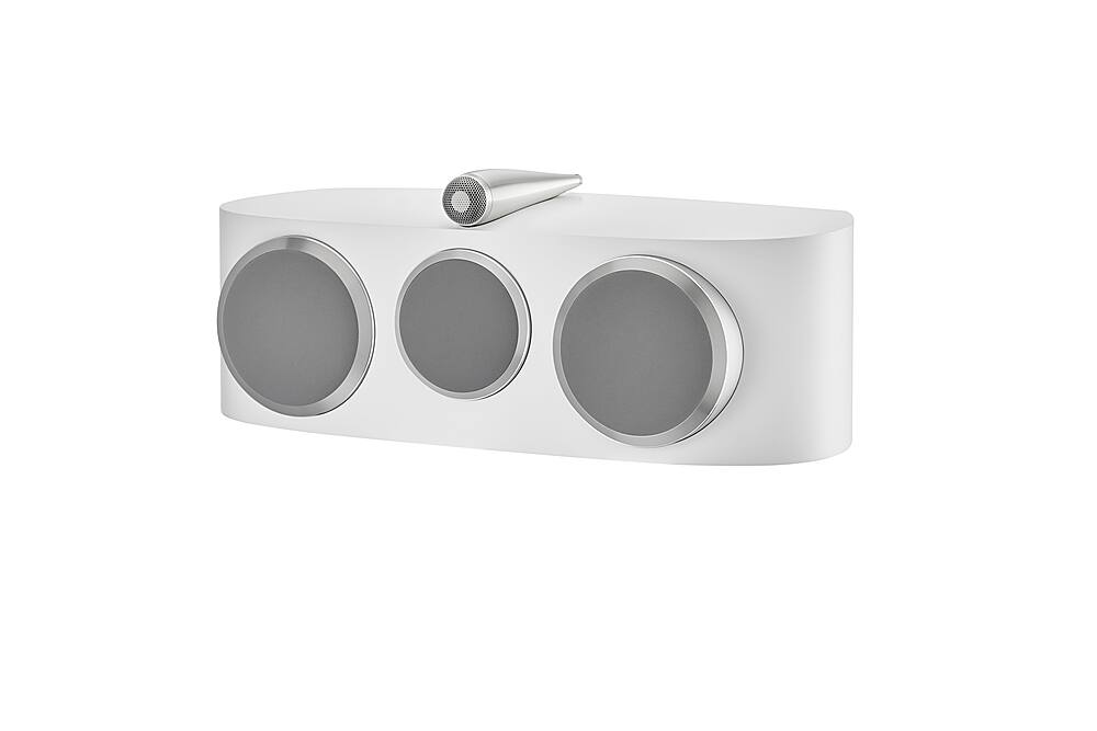 Alt View 12. Bowers & Wilkins - 800 Series Diamond 1" Diamond Tweeter, 6" Midrange, Dual 8" Woofer Center Channel Speaker (each) - White.