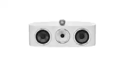 Bowers & Wilkins - HTM82 D4 Diamond 1" Diamond Tweeter, 5" Midrange, Dual 6.5" Woofer Center Channel Speaker (each) - White - Front_Zoom