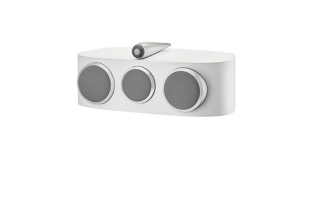 Alt View 12. Bowers & Wilkins - 800 Series Diamond 1" Diamond Tweeter, 5" Midrange, Dual 6.5" Woofer Center Channel Speaker (each) - White.