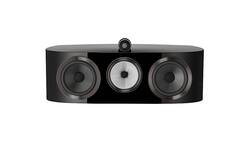 Bowers & Wilkins - HTM81 D4 Diamond 1" Diamond Tweeter, 6" Midrange, Dual 8" Woofer Center Channel Speaker (each) - Gloss Black - Front_Zoom